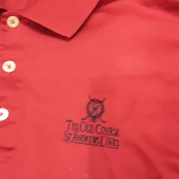 TARTO SAINT ANDREWS POLO XL RED LOGO - Picture 3 of 6